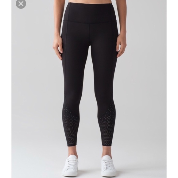 lululemon athletica Pants - LuluLemon Black Anew Laser Cut Legging Sz 4